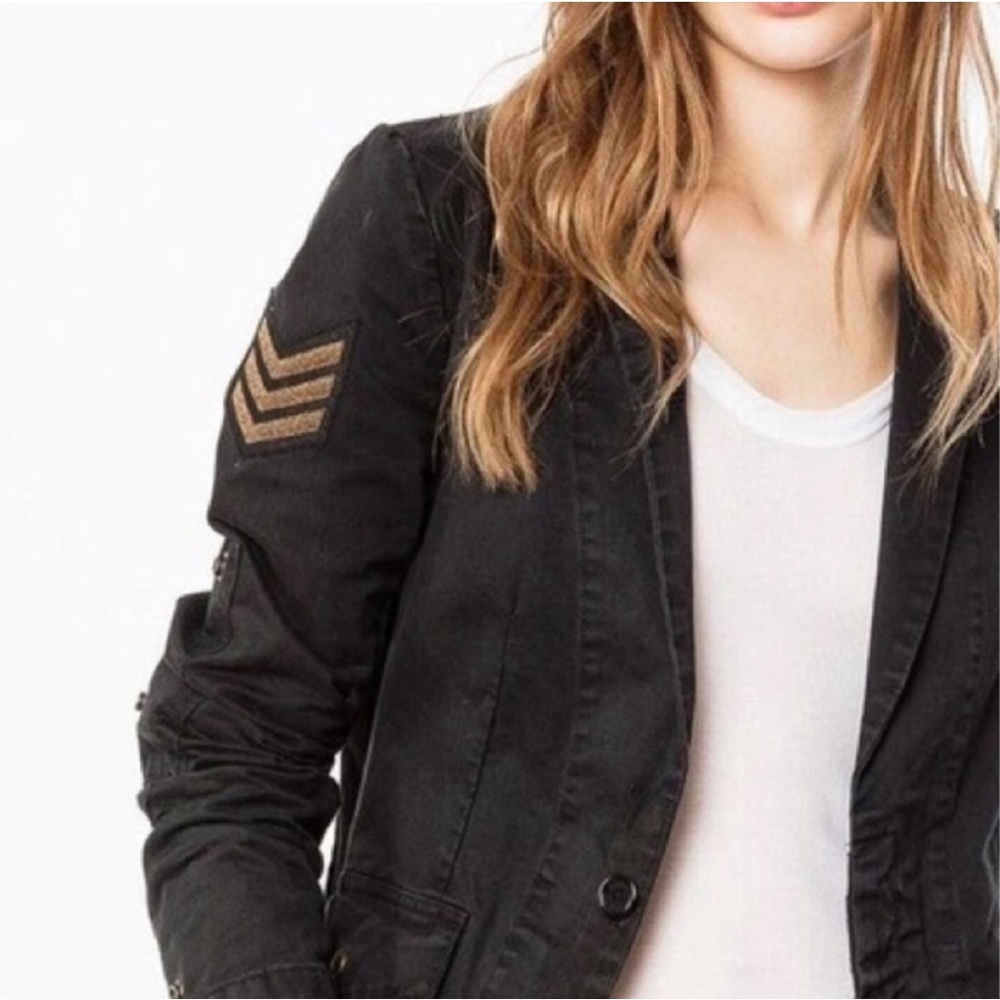 Zadig & Voltaire Grunge Military Jacket S - Picture 4 of 13